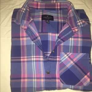 Plaid American Eagle Shirt
